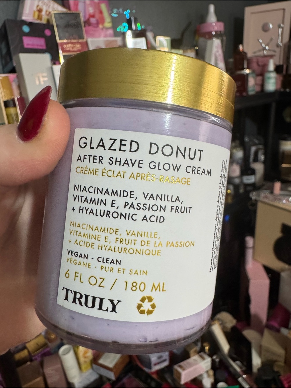 TRULY Glazed Donut After Shave Glow Cream 6oz
